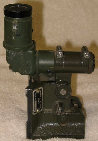 Vintage U.  S.  Army Military M45 Bore Sight With Telescope Elbow M 109