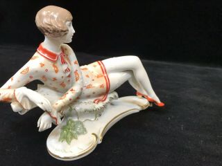 Rosenthal Art Deco Flapper Lady Woman T.  Karner Porcelain Figurine 431 (or 437) 3
