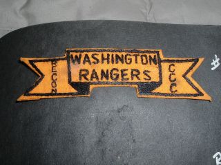 Us Army Special Forces Recon Team Washington Rangers Tab Patch Ccc