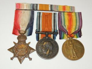 WW1 21st CEF Trio War Medal silver Victory 1914 1915 Star dogtag service pin 3