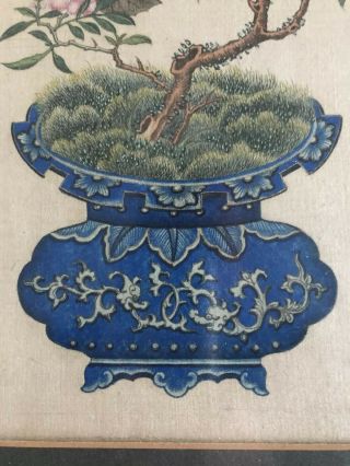 Exquisite Collectible Fine Antique Chinese 19th century art painting ornament 12