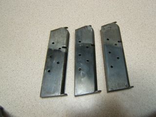 Colt.  45 magazines WWII 3 X 2