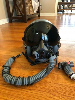 Gentex Pilot Flight Helmet Oxygen Mask Mbu - 20/p With Cru - 60/p