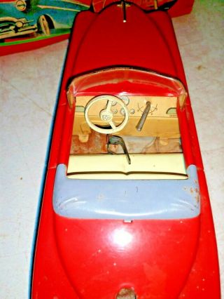Vintage Distler Wind Up Car,  Made In US Zone,  Germany 2