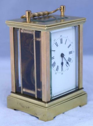 Antique French 8 Day Bronze & Bevelled Glass Carriage Clock Spares Repair