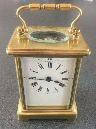 Very Fully Serviced Brass Cased Carriage Clock