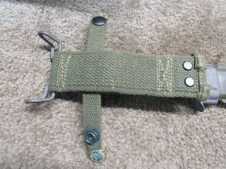 US M8A1 Scabbard V.  P.  Co W/ Khaki Stitching Metal Tip 9
