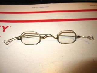 Antique Very Good Quality Gold Filled Eyeglasses In