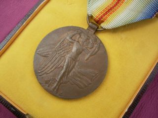 Very Rare - Wwi The Victory Medal Czechoslovakia 1914 - 1919 Version 2