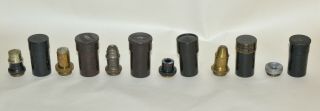 6 X Objective Lens In Cans For Brass Microscope