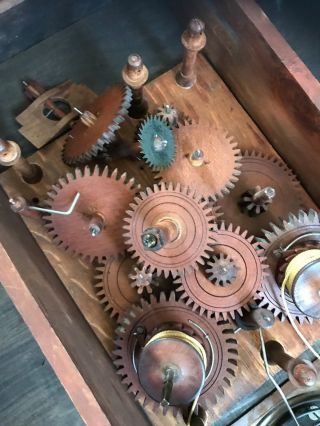 Antique Seth Thomas Wooden Clock Cir 1817 - 1830 7