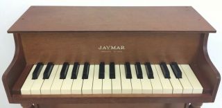 Rare 30 Keys 1950 ' s JAYMAR Child ' s Upright Vintage Piano - 5