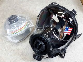 Sge 400/3 40mm Nato Nbc Gas Mask W/ Mestel Filter All Nib Made In 2019