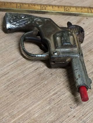 Rare Early Teddy Roosevelt Cap Gun With Patent Date September 11,  1923 6