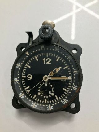 Ww2 German Avaiation Luftwaffe Cockpit Clock