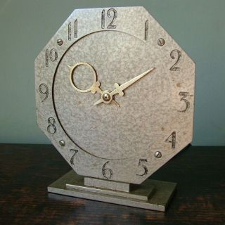 30’s Art Deco Octagonal Ferranti Electric Movement Mantle Clock