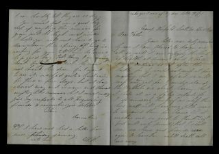 1st Jersey Light Artillery CIVIL WAR LETTER from Camp Winfield Scott,  VA 2