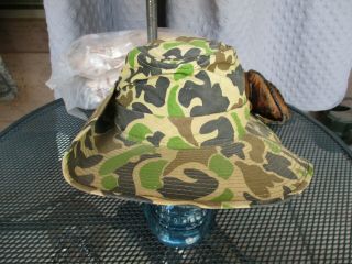 Vietnam War Era Duck Hunter Camouflage Cowboy Boonie Sun Hat 2
