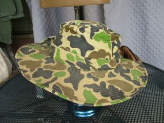 Vietnam War Era Duck Hunter Camouflage Cowboy Boonie Sun Hat 3