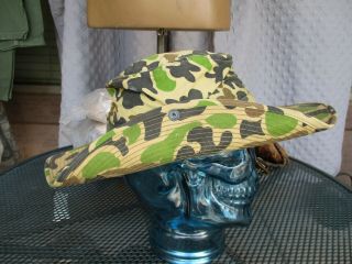 Vietnam War Era Duck Hunter Camouflage Cowboy Boonie Sun Hat 5