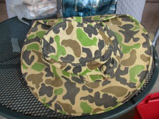 Vietnam War Era Duck Hunter Camouflage Cowboy Boonie Sun Hat 6
