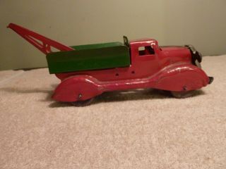 Wyandotte Wrecker Tin Toy 11 3/4 