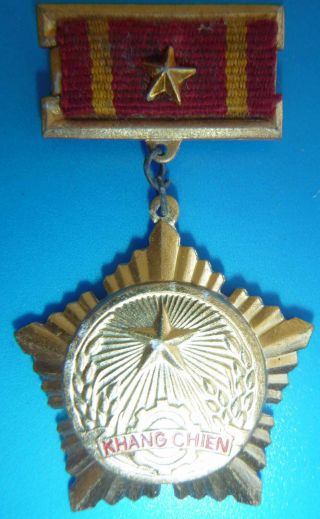 Vc Resistance Order - Medal - Viet Cong - Khang Chien - Vietnam War - Nlf - 545