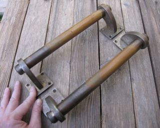 2x Pairs Of Large Reclaimed Door Handle Pulls To Be Purchased By Billy Only