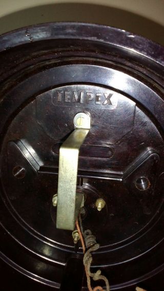Tempex (Bulle) Bakelite Art Deco Electric Clock 9