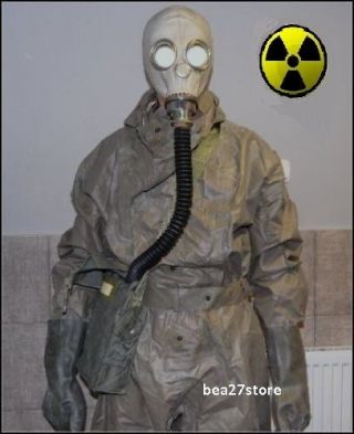 Gas Mask Chernobyl Cnbc Hazmat Suit Radiation Chemical Nuclear Protection Set