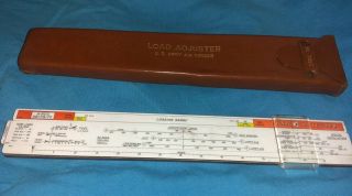 Very Rare A - 20 Havoc Ww2 Aircraft Load Adjuster Slide Rule W/ Case