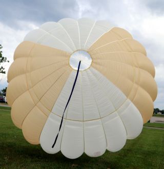 National Phantom 24ft Round reserve skydiving parachute canopy 3