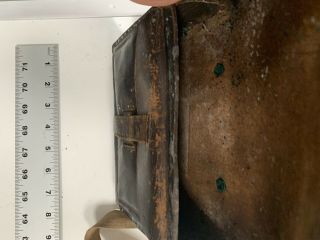 Civil War Cartridge Box With Strap Rare 7