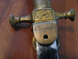 Early 1900 ' s Paymaster Bayonet w/Scabbard 3