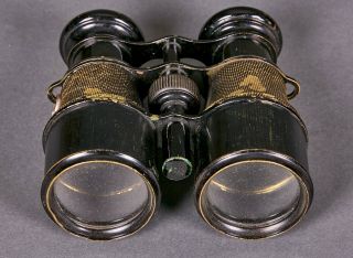 WW1 US Army 37th Engineers French Made Binoculars W/ Diary and Named Argonne 2