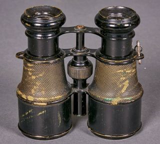 WW1 US Army 37th Engineers French Made Binoculars W/ Diary and Named Argonne 3