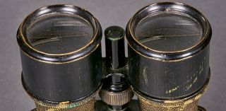 WW1 US Army 37th Engineers French Made Binoculars W/ Diary and Named Argonne 5