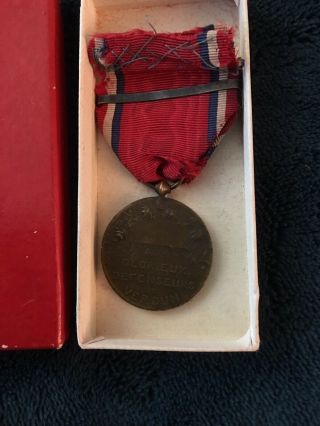ANTIQUE WW1 FRENCH FRANCE GLORY FOR DEFENSE OF VERDUN CAMPAIGN MEDAL Rare Model 3