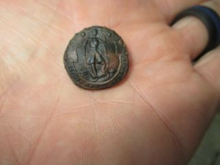 Civil War Dug Relic Virginia Confederate Cs Coat Button