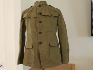 Ww1 Us Army Cotton Tunic 1917 Wwi Uniform