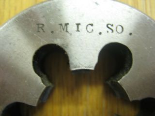 Royal Microscopic Society ELLIOT Die nut & plug tap - LONDON 1914 5