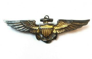 Wwii Ww2 Us U.  S.  Usn Pilots Wings,  Aviator,  Pilot,  Usmc,  Insignia,  Aircraft