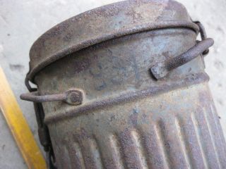 WW2 WWII German Wehrmacht gas mask canister/container. 4