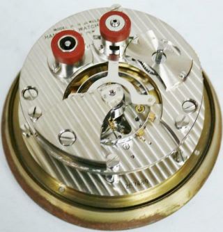 Rare Antique 2 Day Hamilton Watch Co No21 Single Fusee Boxed Marine Chronometer 10