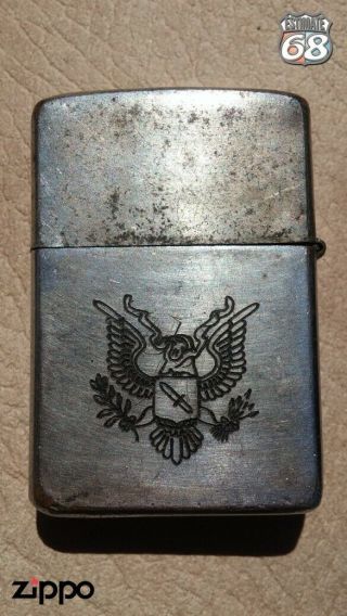 Vintage Zippo Petrol Lighter Vietnam War Ca Mau 67 - 68