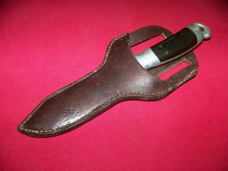 Wwii U.  S.  Theater Aluminum Handle Medium Fighting Diver Style Side Knife W/s