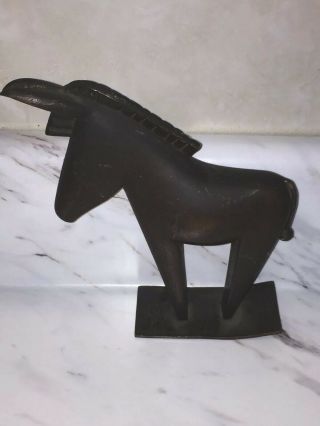 Vintage Hagenauer Wiener Werkstatte Bronze Austria Rocking Donkey Figurine