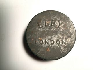 Eley London Vintage Stamped Percussion Cap Tin