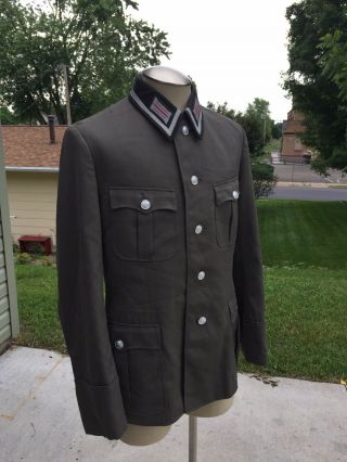 East German Career Enlisted Nco Artillery Service Tunic