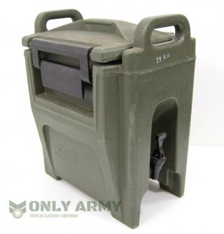 British Army Issue Uc250 Cambro Hot & Cold Drinks Dispenser Container Insulated